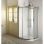 ANTIQUE Quadrant Shower Enclosure 1000x1000mm, verre clair, bronze