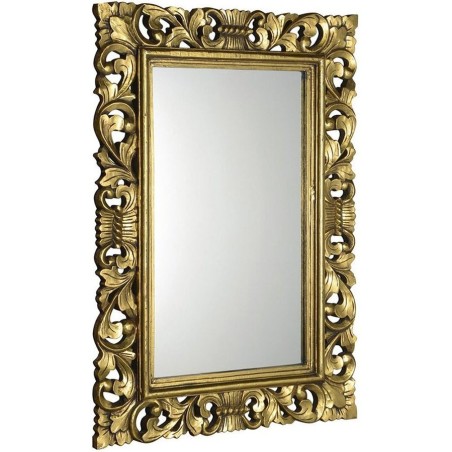 Miroir SCULE avec cadre, 80x120cm, or