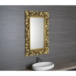 Miroir SCULE avec cadre, 80x120cm, or