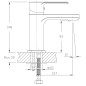 Aqualine Factor - Mitigeur de lavabo, chrome FC103