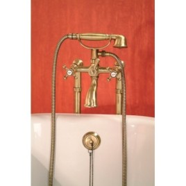 FOXTROT Bain blanc 170x75x64cm, Legs blancs, noir/blanc