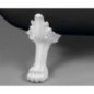 RETRO Freestanding Bath 167,5x76x71cm, White Legs, Black/White