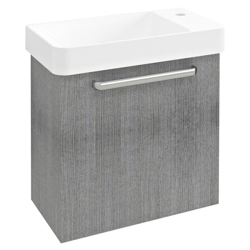 LATUS VIII Vanity Unit 51x50x28cm, chêne argenté LATUS VIII Vanity Unit 51x50x28cm, chêne argenté
