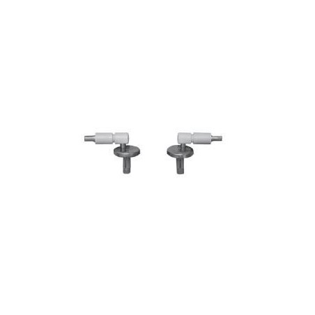 NORM Charnières pour siège toilette MS86N11, chrome