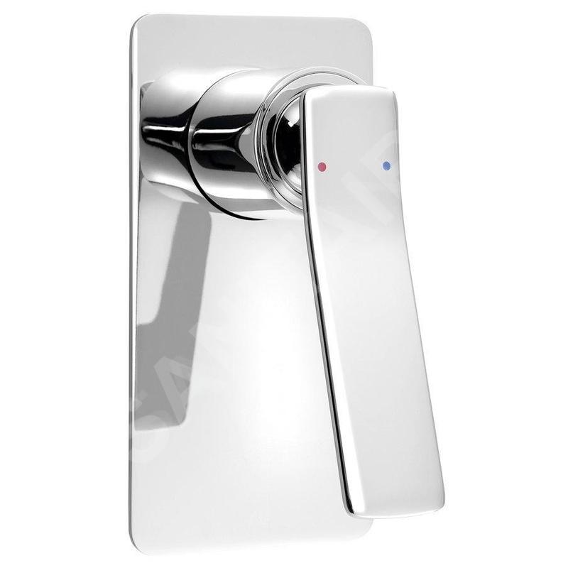 Sapho Jumper - Mitigeur de douche encastré, avec corps d’encastrement, chrome JM041