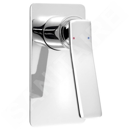 Sapho Jumper - Mitigeur de douche encastré, avec corps d’encastrement, chrome JM041