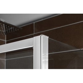 DEEP Porte douche 1400x1500mm, verre clair
