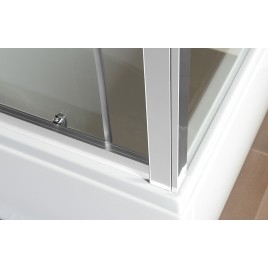 DEEP Porte douche 1400x1500mm, verre clair