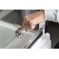 DEEP Porte douche 1400x1500mm, verre clair DEEP Porte douche 1400x1500mm, verre clair