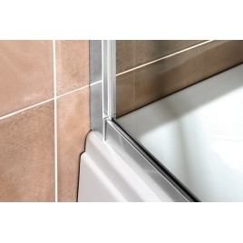 DEEP Porte douche 1400x1500mm, verre clair