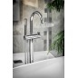 Sapho Rhapsody - Mitigeur de baignoire au sol avec bec pivotant, chrome R5018
