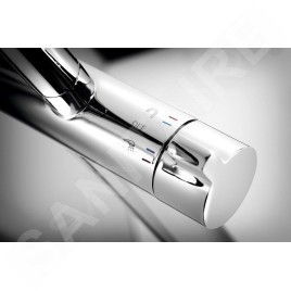Sapho Rhapsody - Mitigeur de baignoire au sol avec bec pivotant, chrome R5018