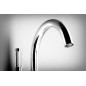 Sapho Rhapsody - Mitigeur de baignoire au sol avec bec pivotant, chrome R5018