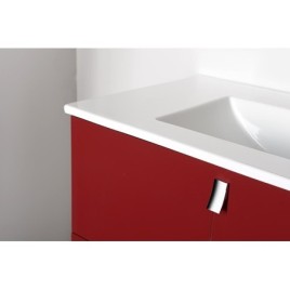 Salle de bain MITRA 120, Double lavabo, bordo