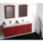Salle de bain MITRA 120, Double lavabo, bordo