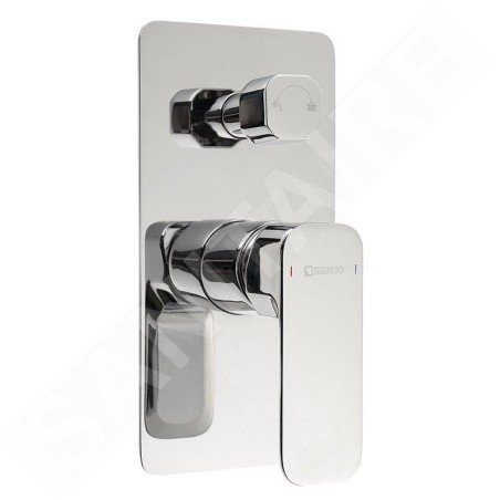 Sapho Spy - Mitigeur encastré de douche, 2 sorties, avec inverseur, chrome PY43