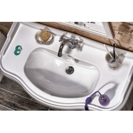 Salle de bain RETRO 100, vieux blanc