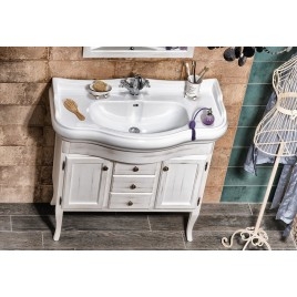 Salle de bain RETRO 100, vieux blanc