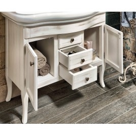Salle de bain RETRO 100, vieux blanc