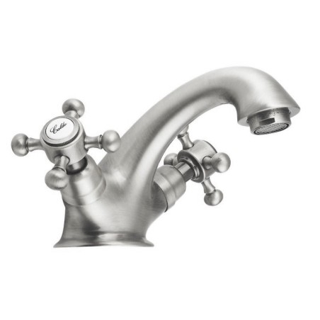 ANTEA Washbasin Mixer Tap avec Pop Up Waste, nickel brossé