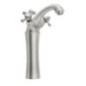 Mélangeur de lavabo ANTEA Tapez haut avec les déchets Pop Up (H) 245mm, nickel brossé
