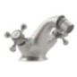 ANTEA Bidet Mixer Tap avec Pop Up Waste, nickel brossé