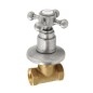 ANTEA Concealed Valve, froid, nickel brossé