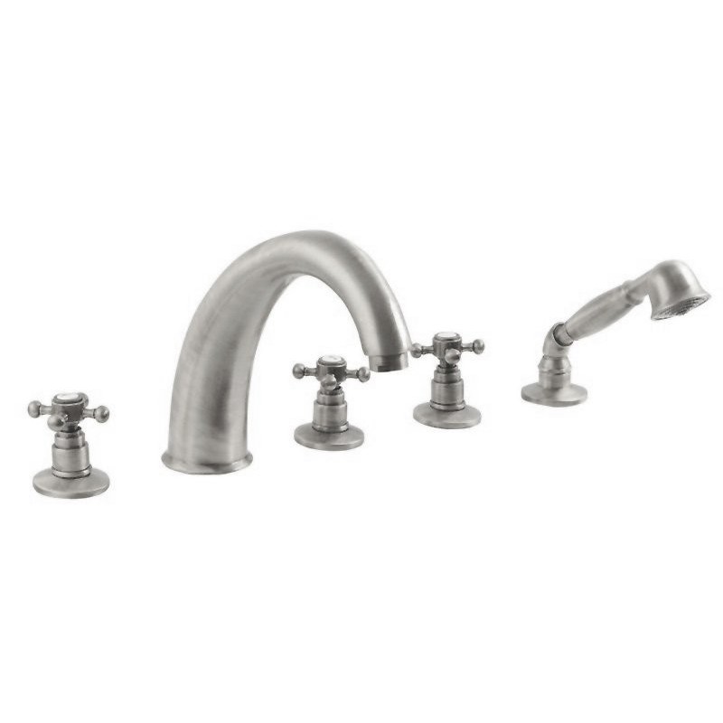 Pont ANTEA Monté 5 Hole Mixer Taper, nickel brossé
