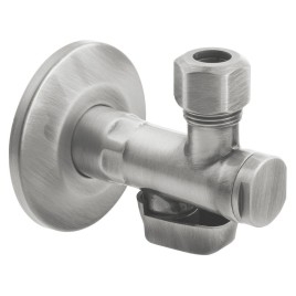 Angle Valve 1/2"x 3/8", nickel brossé