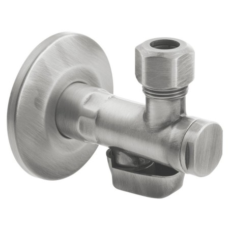 Angle Valve 1/2"x 3/8", nickel brossé
