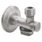 Angle Valve 1/2"x 3/8", nickel brossé