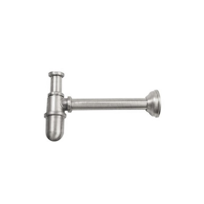 RETRO Washbasin Siphon 5/4" dia 32mm, nickel brossé