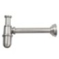 RETRO Washbasin Siphon 5/4" dia 32mm, nickel brossé