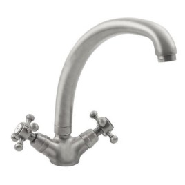 Robinet de mélangeur de cuisine (H) 265mm, nickel brossé