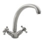 Robinet de mélangeur de cuisine (H) 265mm, nickel brossé