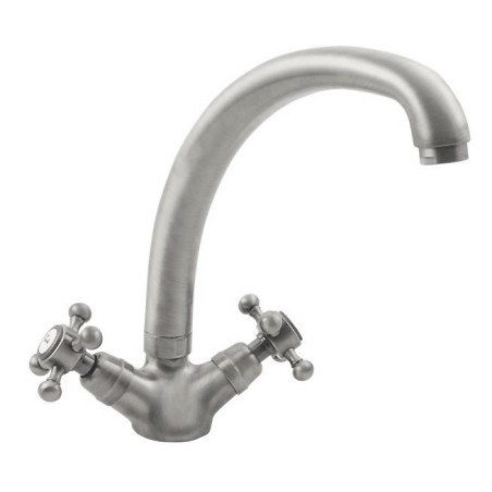 Robinet de mélangeur de cuisine (H) 265mm, nickel brossé