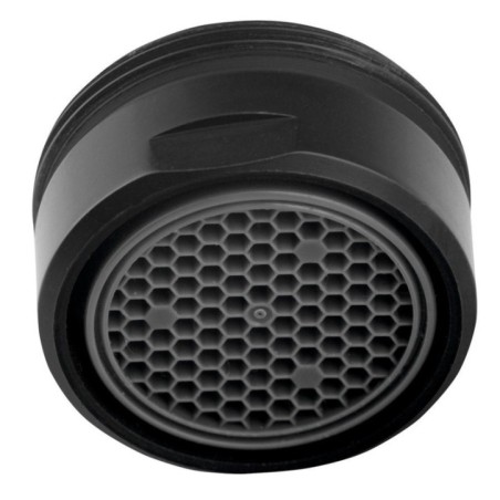 Male Tap Aerator M24x1, noir