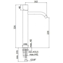 Paffoni Light - Mitigeur de lavabo, chrome LIGX081CR