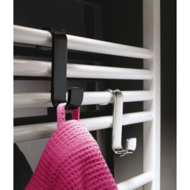 Radiateur de serviette Crochet, thermoplastique, noir