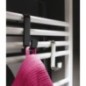 Radiateur de serviette Crochet, thermoplastique, noir
