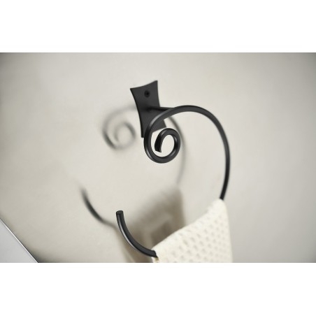 Porte-serviettes REBECCA, noir