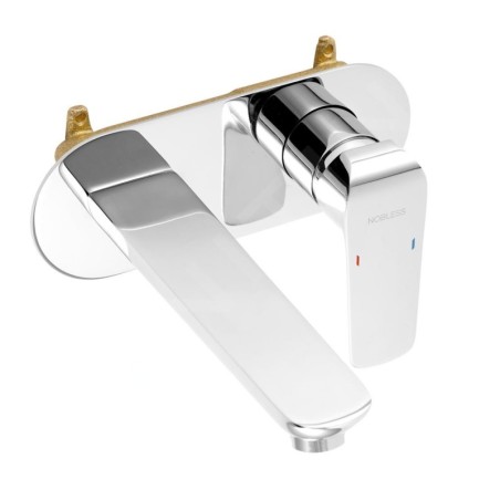 Novaservis Nobless Tina - Mitigeur de lavabo encastré avec corps d’encastrement, chrome 38200,0
