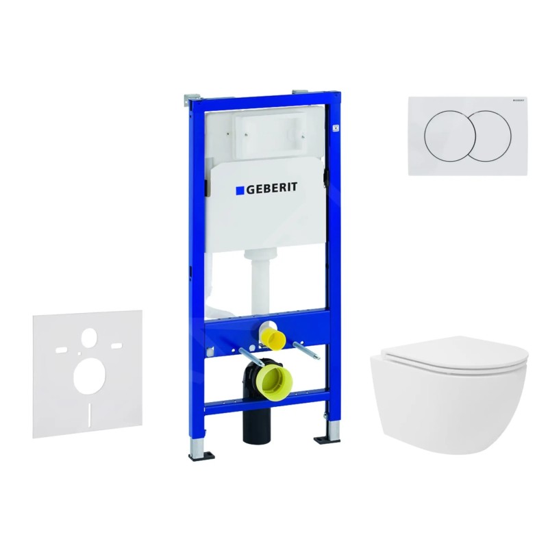 Geberit Duofix - Set bâti-support, cuvette compacte Oudee