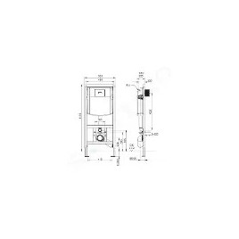 Villeroy & Boch ViConnect - Installation en applique pour WC suspendu