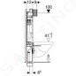 Geberit Kombifix - Bâti-support pour WC suspendu