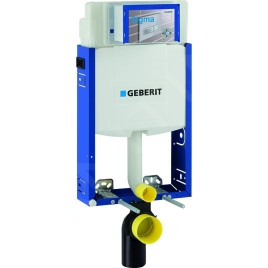 Geberit Duofix - Set d'installation pré-murale, cuvette Alpha avec abattant, plaque de déclenchement Sigma50