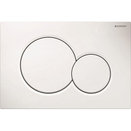 Geberit Duofix - Set d'installation pré-murale, cuvette Alpha avec abattant, plaque de déclenchement Sigma01