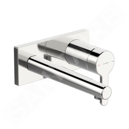 Hansa Designo - Mitigeur de lavabo encastré, 2 trous, chrome 51092183