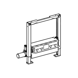 Geberit Duofix - Bâti-support pour douche, 50 cm, avec évacuation murale