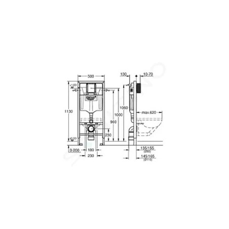 Grohe Rapid SL - Rapid SL pour WC suspendus